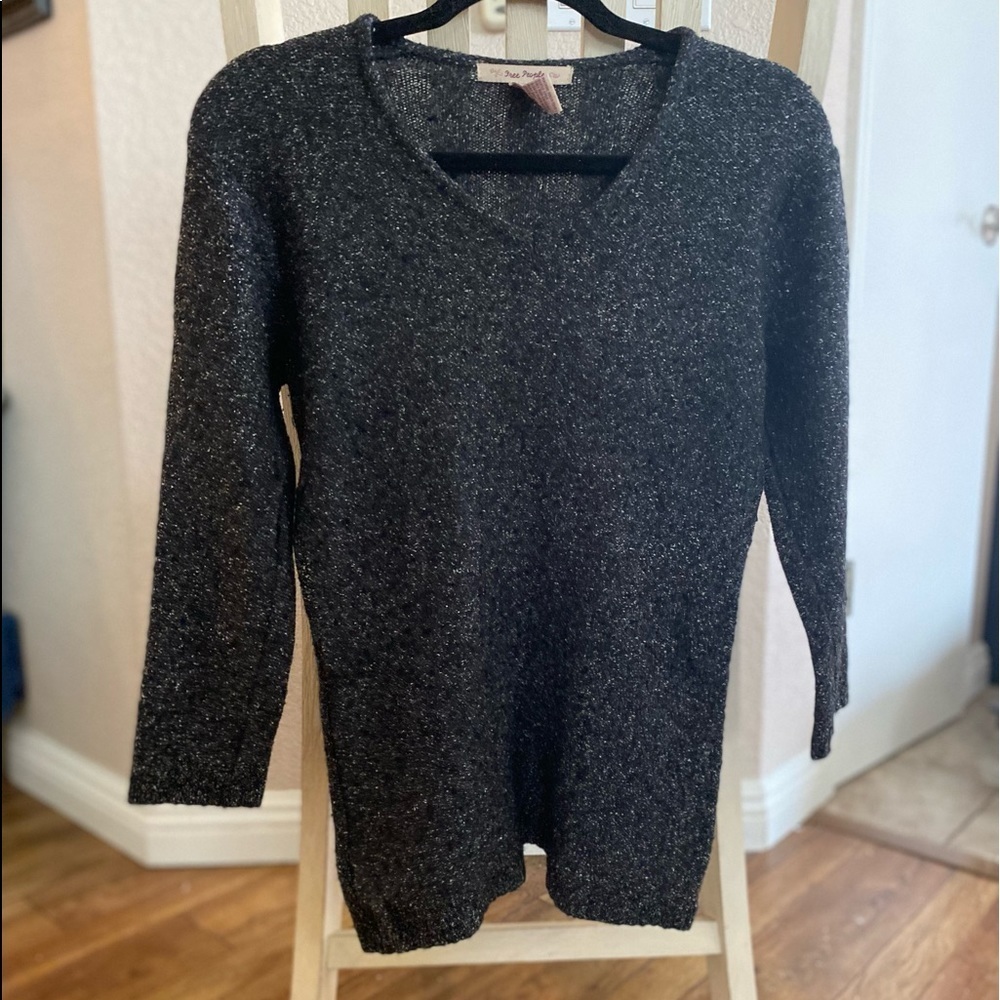 Free People Lambs Wool and Silk Sweater. Size Medium.